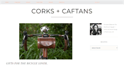 Desktop Screenshot of corksandcaftans.com